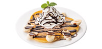 ホイップパンケーキ チョコバナナ