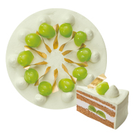 シャインマスカットのショートケーキ